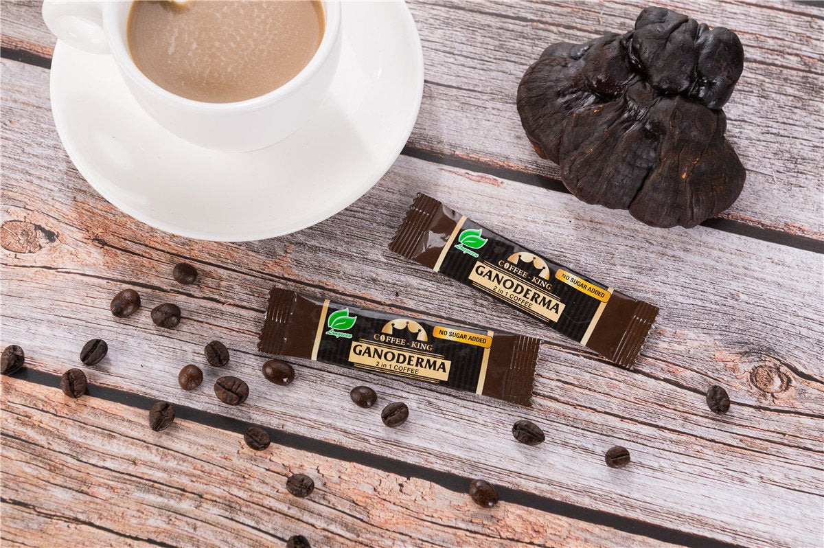 Coffee King 2 in 1, Ganoderma Coffee, 30 Sachets/Box, Longreen Corporation