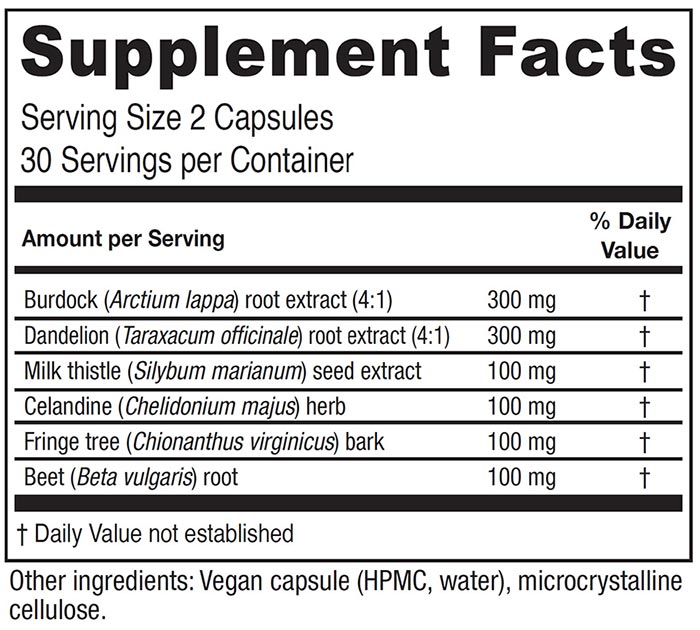 HepaFem, Liver Cleansing Support, 60 Vegetarian Capsules, Vitanica