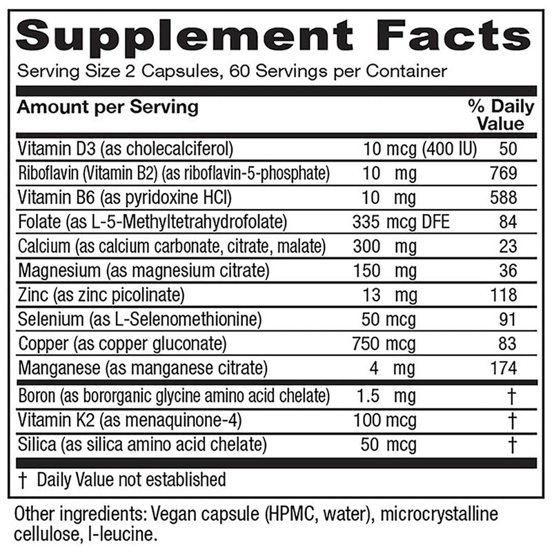 OsteoBlend, Bone Support, 120 Vegetarian Capsules, Vitanica
