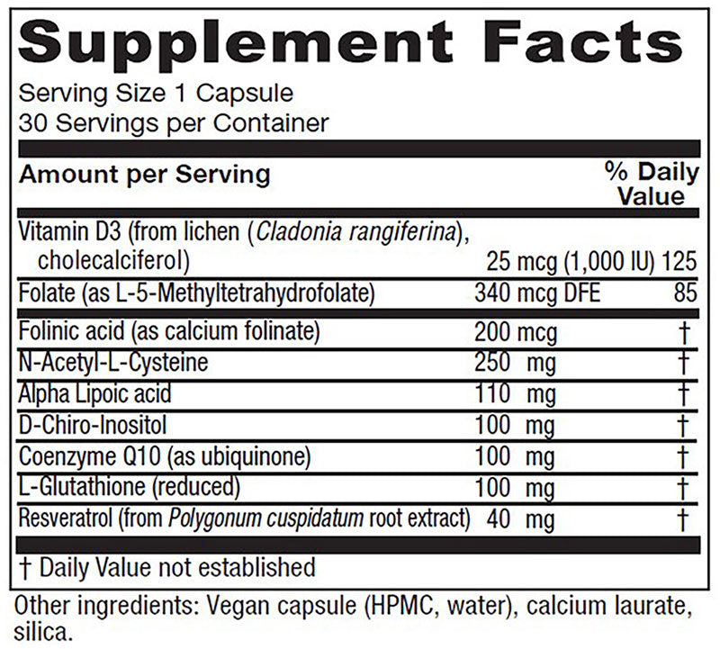 Ovum A.M., Daytime Formula Egg Quality Support, 30 Vegetarian Capsules, Vitanica