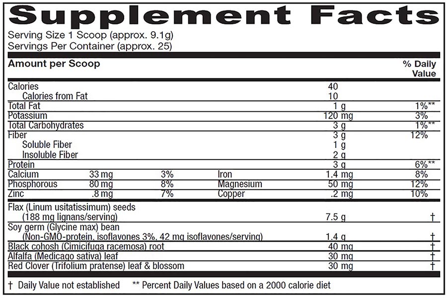 PhytoEstrogen Herbal Powder, Menopause Support, 8 oz, Vitanica