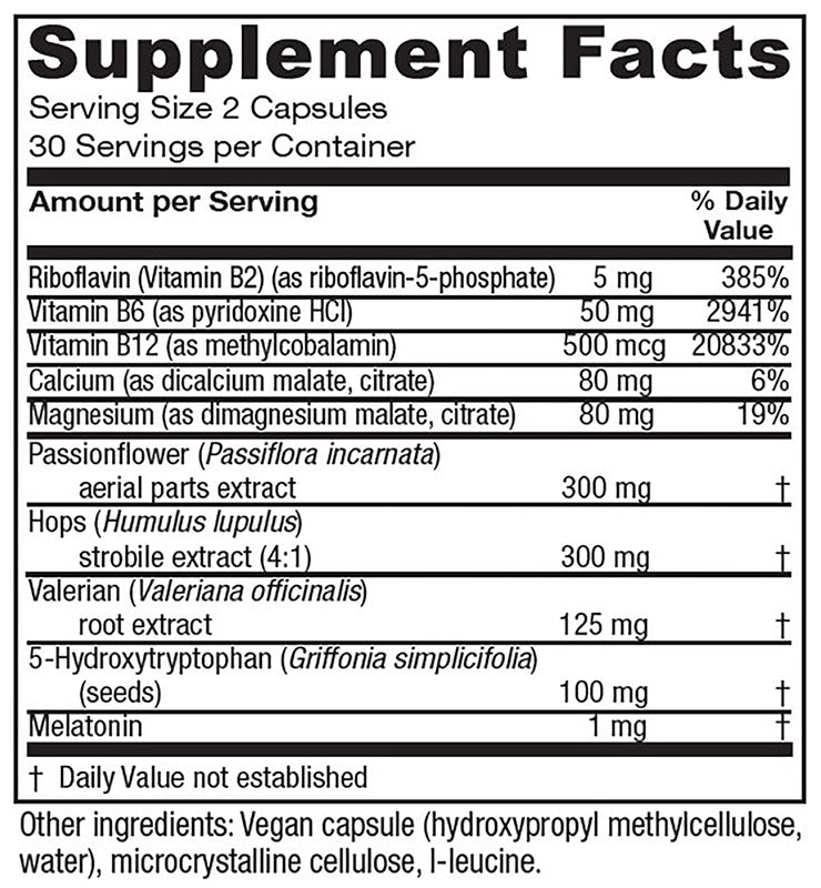 SleepBlend, Sleep Support, 60 Vegetarian Capsules, Vitanica