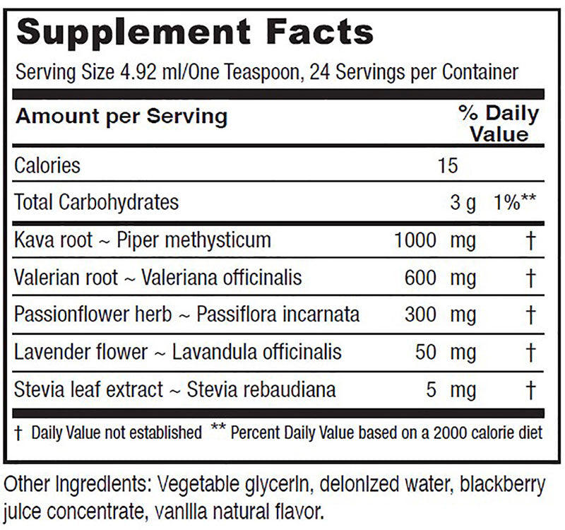 Tasty Tonics Quick Calm Tonic, 4 oz, Vitanica