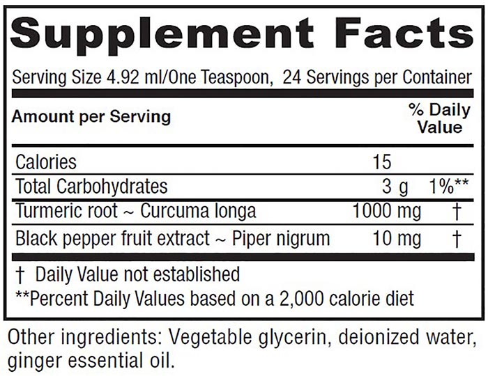 Turmeric Tonic, 4 oz, Vitanica