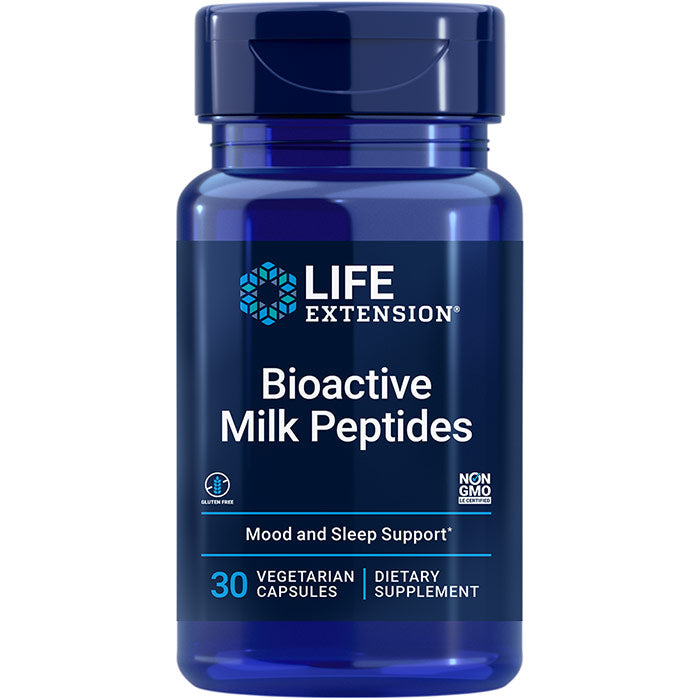 Bioactive Milk Peptides, Mood & Sleep Support, 30 Vegetarian Capsules, Life Extension
