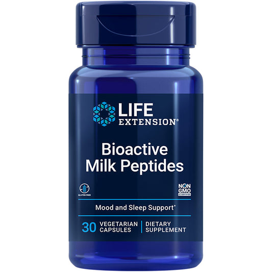 Bioactive Milk Peptides, Mood & Sleep Support, 30 Vegetarian Capsules, Life Extension