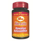 BioAstin 12 mg, Astaxanthin Super Strength, 25 Capsules, Nutrex Hawaii
