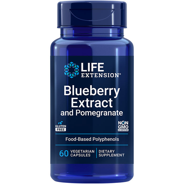 Blueberry Extract with Pomegranate, 60 Vegetarian Capsules, Life Extension