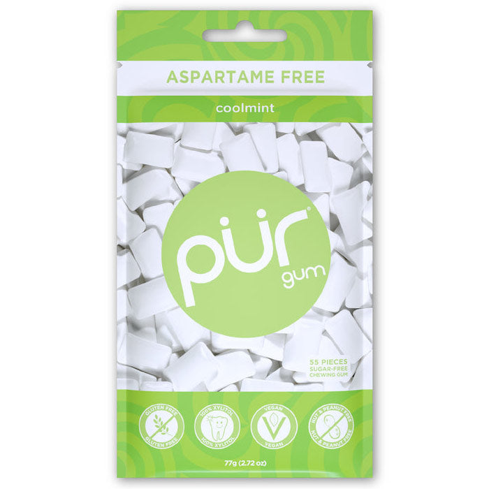 Chewing Gum - Coolmint, 55 Pieces, PUR