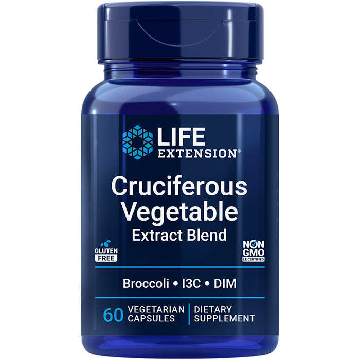 Cruciferous Vegetable Extract Blend, 60 Vegetarian Capsules, Life Extension