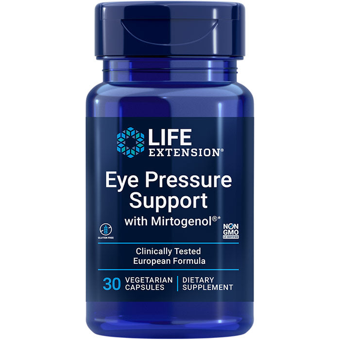 Eye Pressure Support with Mirtogenol, 30 Vegetarian Capsules, Life Extension
