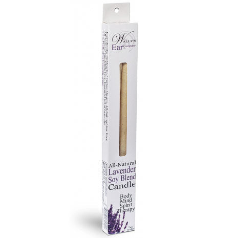 Lavender Soy Blend Hollow Ear Candles, 2 pk, Wally's Natural Products