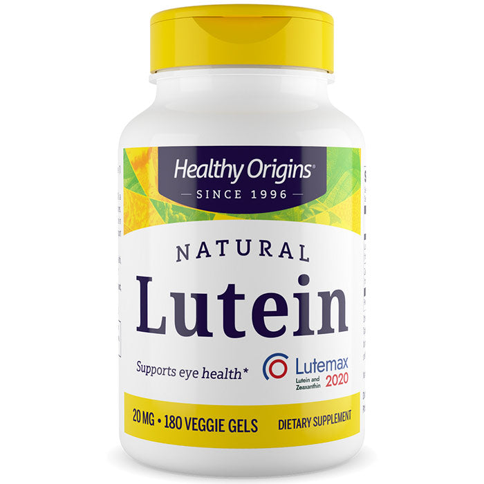 Lutein 20 mg (Lutemax 2020), Value Size, 180 Veggie Softgels, Healthy Origins