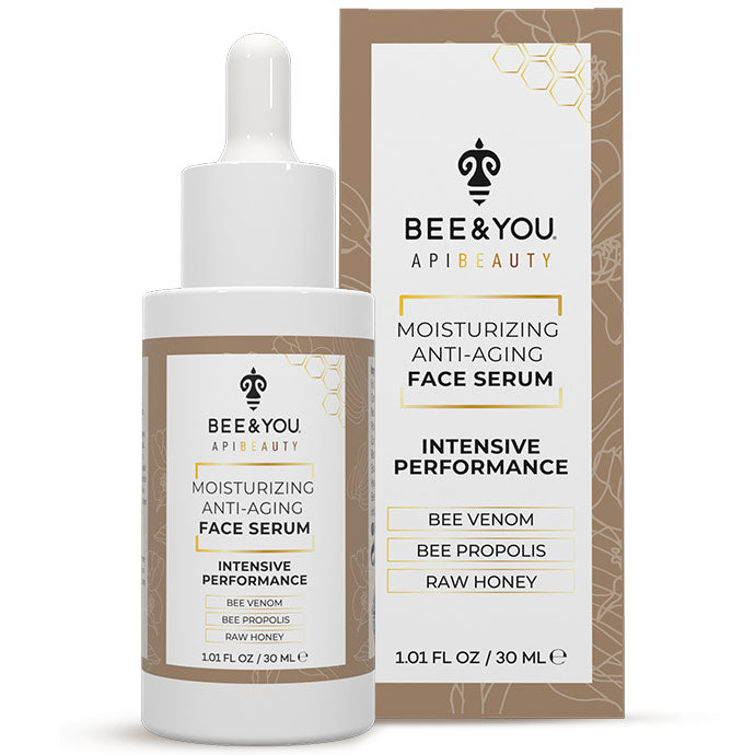 Moisturizing Anti-Aging Bee Venom Face Serum, 1 oz, Bee & You