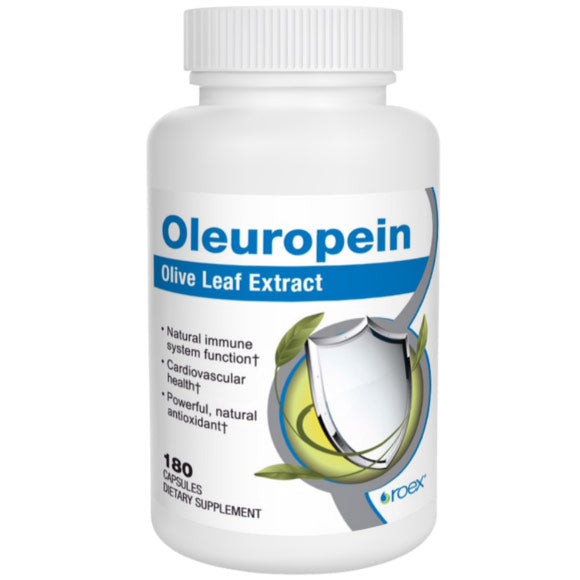 Oleuropein, Olive Leaf Extract, 180 Capsules, Roex