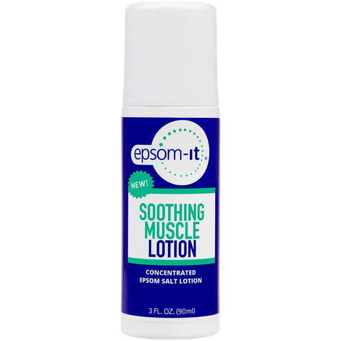 Soothing Muscle Lotion Rollerball, 3 oz, Epsom-It