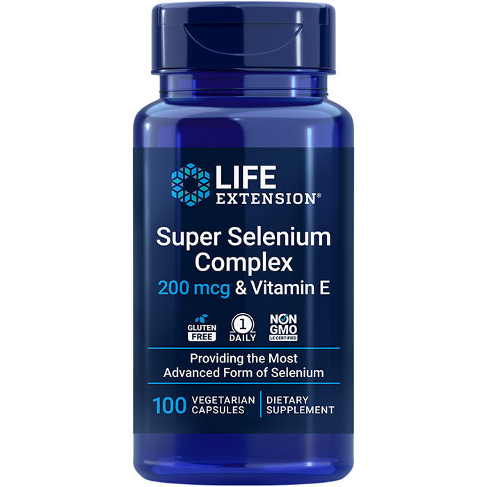 Super Selenium Complex 200 mcg, 100 Vegetarian Capsules, Life Extension