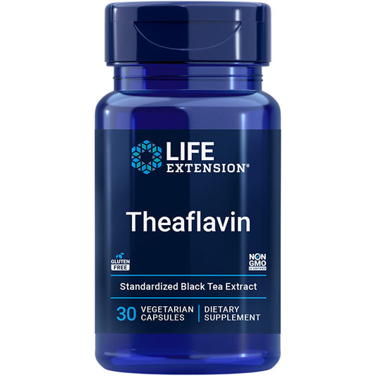 Theaflavin, Standardized Black Tea Extract, 30 Vegetarian Capsules, Life Extension