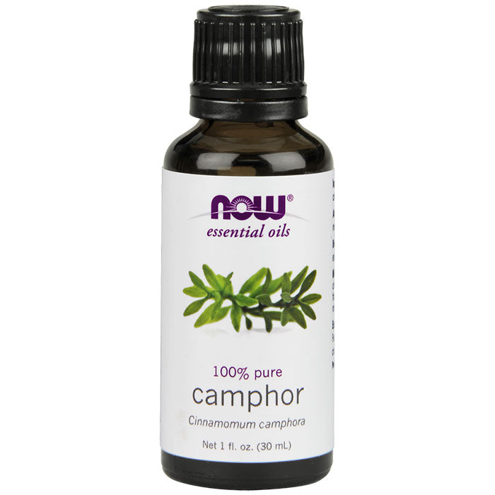 Camphor Oil, Pure Essential Oil 1 oz, NOW Foods