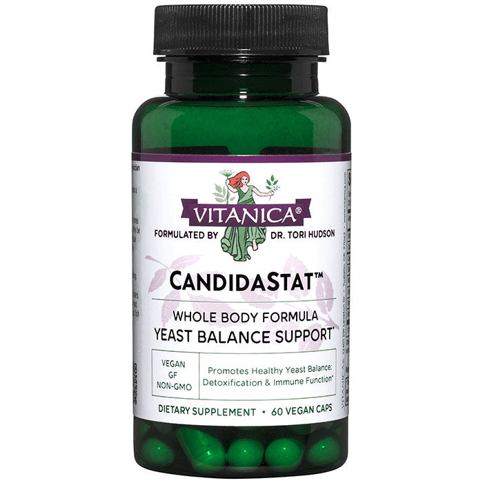 CandidaStat, Yeast Balance Support, 60 Vegetarian Capsules, Vitanica