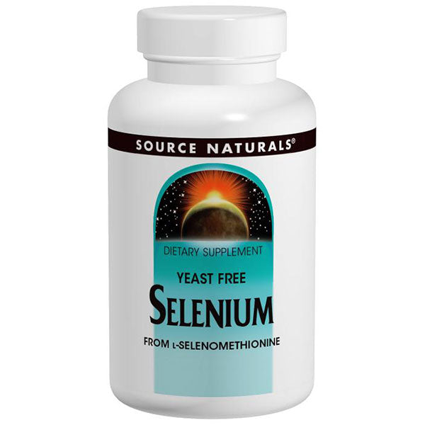 Selenium Yeast Free, 200 mcg, 120 Tablets, Source Naturals