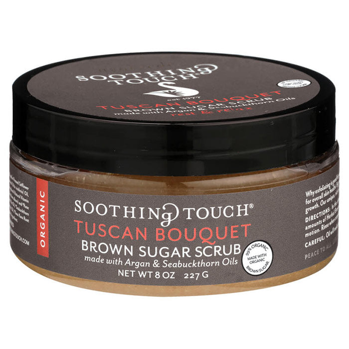 Tuscan Bouquet Brown Sugar Scrub, 8 oz, Soothing Touch