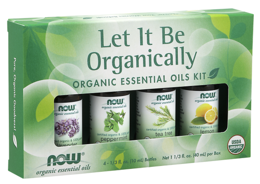Let It Be Organically Organic Oils Kit, Now Foods