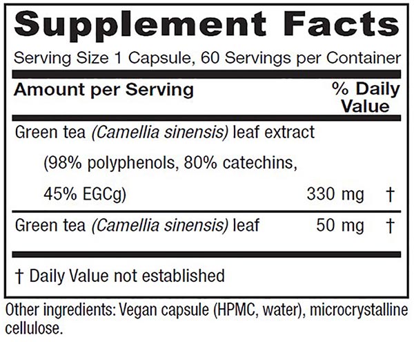 Green Tea, 60 Vegetarian Capsules, Vitanica