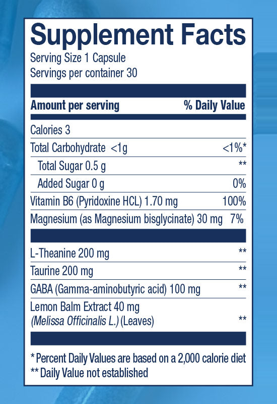 Nutriment Plus - Relax Focus, 30 Capsules, Wiley's Finest