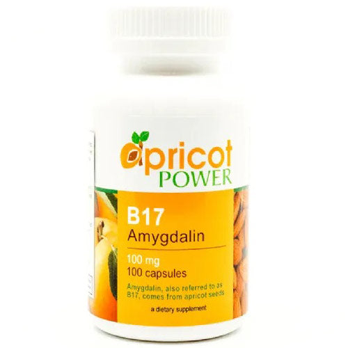 B17/Amygdalin 100 mg, 100 Capsules, Apricot Power