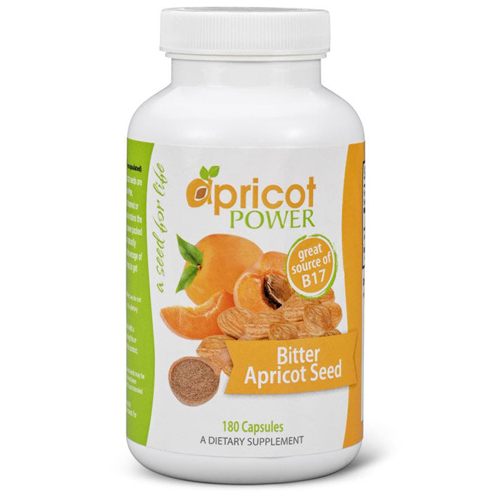 Bitter Apricot Seed, 180 Capsules, Apricot Power