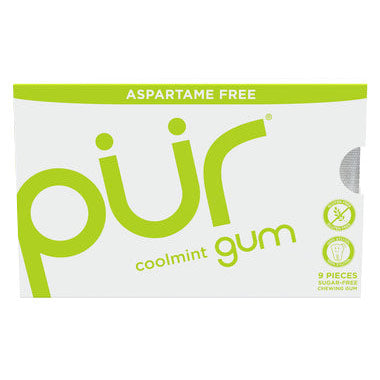 Chewing Gum Blister Pack - Coolmint, 9 Pieces, PUR