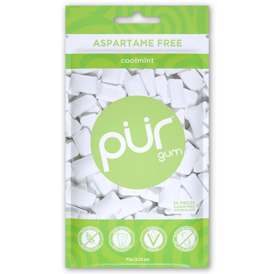 Chewing Gum - Coolmint, 55 Pieces, PUR
