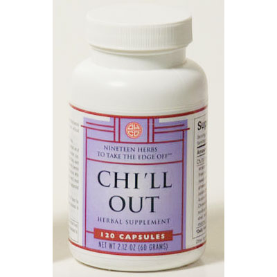Chi'll Out, Ease Sleep Disturbances & Anxiety, 120 Capsules, OHCO (Oriental Herb Company)