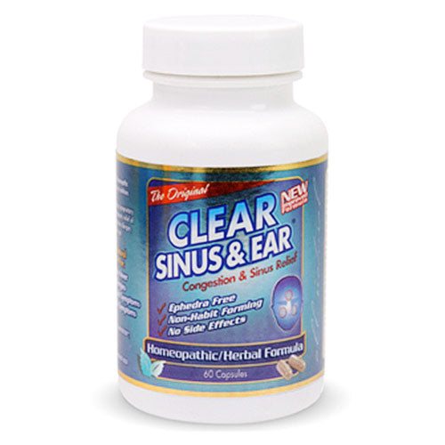 Clear Sinus & Ear Capsules - Natural Sinus & Ear Relief Formula