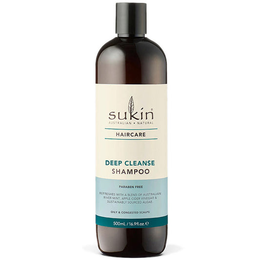 Deep Cleanse Shampoo, 16.9 oz, Sukin