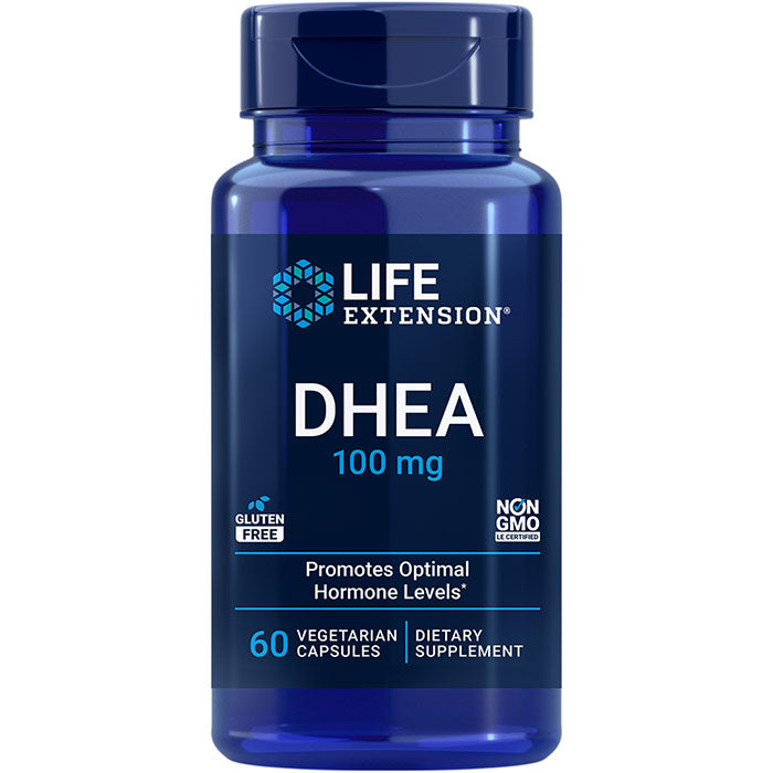 DHEA (Dehydroepiandrosterone) 100 mg, 60 Vegetarian Capsules, Life Extension