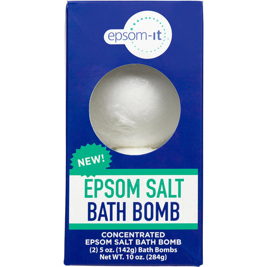 Epsom Salt Bath Bomb, 5 oz x 2 ct, Epsom-It