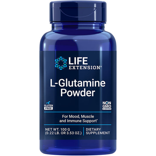 L-Glutamine Powder, 100 g, Life Extension