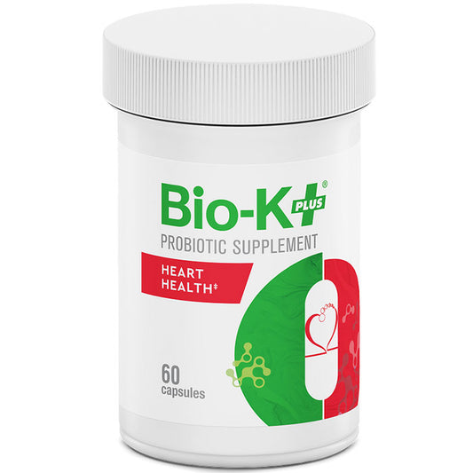Heart Health Probiotic Supplement, 60 Capsules, Bio-K+
