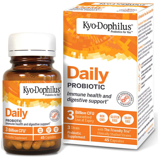 Kyo-Dophilus Daily Probiotic, 45 Capsules, Wakunaga Kyolic