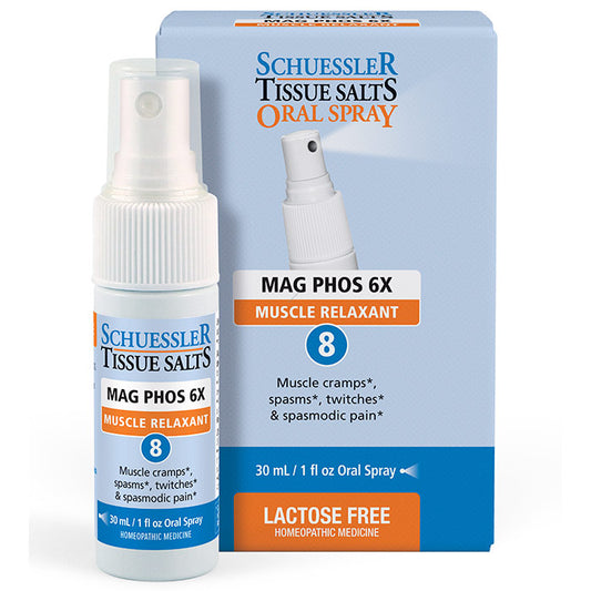 Mag Phos 6X Muscle Relaxant Oral Spray, 30 ml, Schuessler Tissue Salts