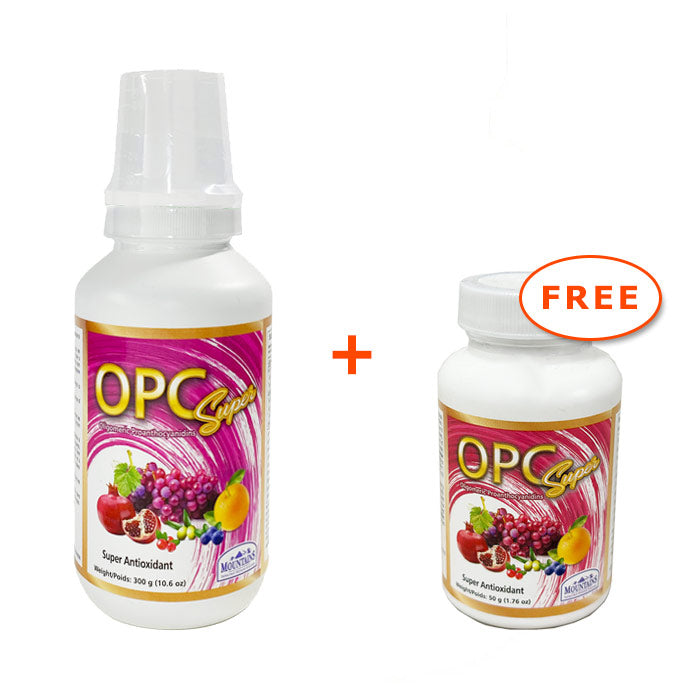 MOUNTAINS OPC Super Powder 300g - antioxidant-rich supplement with grape seed and berry blend