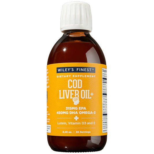 Nutriment Plus - Cod Liver Oil+, Value Size, 8.45 oz, Wiley's Finest