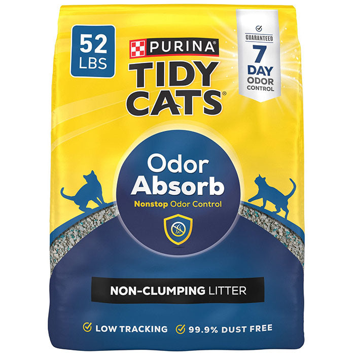 Purina Tidy Cats Litter, Natural Clay Product with Deodorizing System, 52 lb