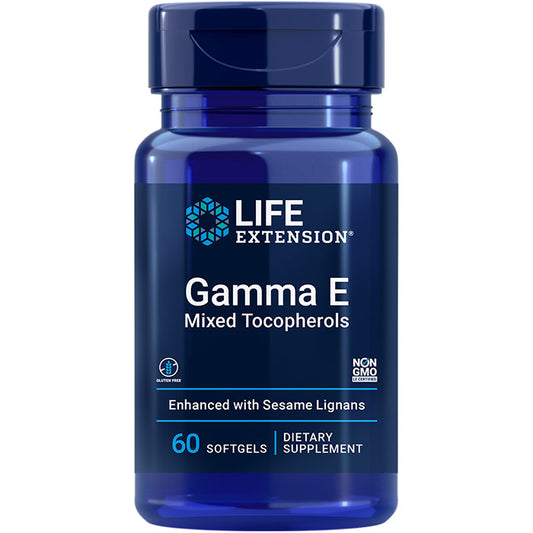 Gamma E Mixed Tocopherols, 60 Softgels, Life Extension