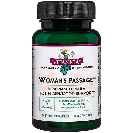 Woman's Passage, Menopause Support, 30 Vegetarian Capsules, Vitanica