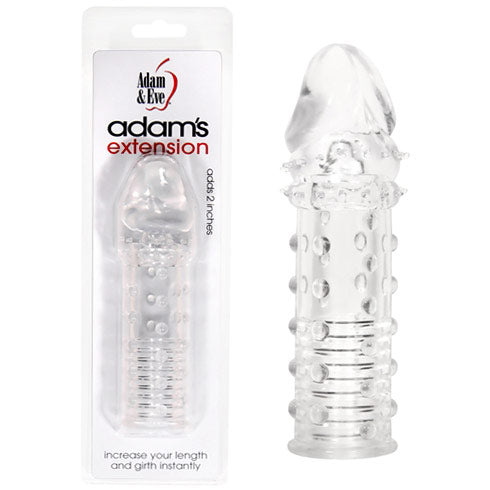 Adam & Eve Adam's Penis Extension, Clear, Evolved Novelties
