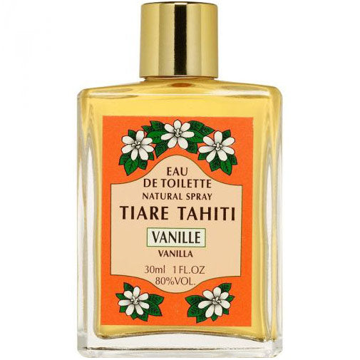 Eau de Toilette Perfume Natural Spray - Vanilla, 3.3 oz, Monoi Tiare