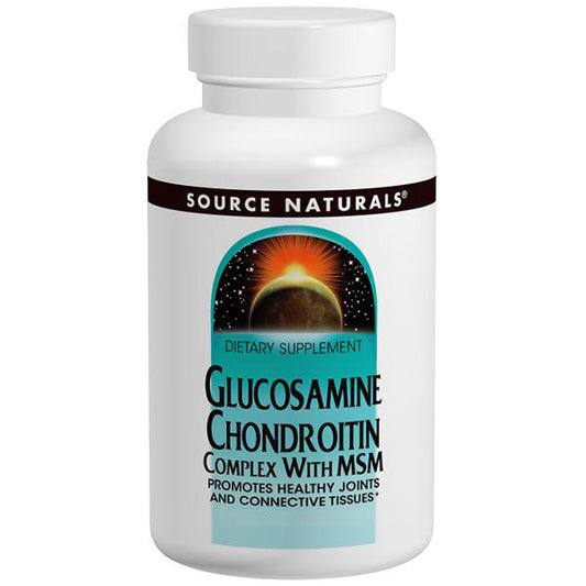 Glucosamine Chondroitin Complex w/MSM, 30 Tablets, Source Naturals